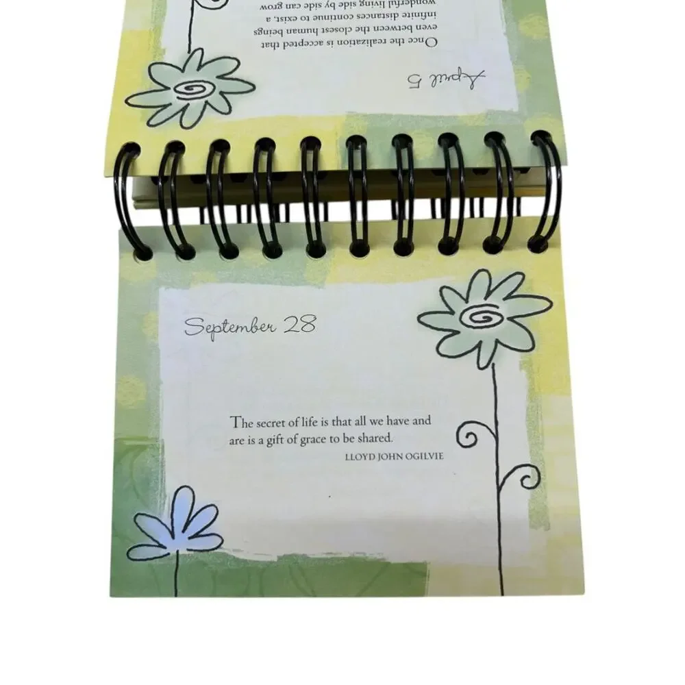 Thank you for Being a Friend Perpetual Desk Calendar Spiral Bound